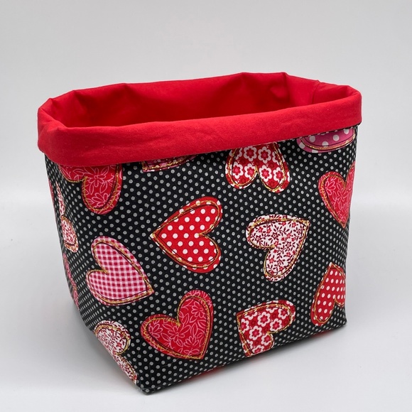 Handmade Valentine’s Day Decor / Valentines Basket / Storage and Organization - Picture 1 of 3